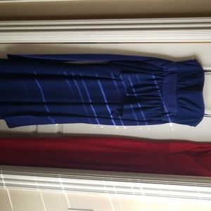 BCBG Colbalt blue gown